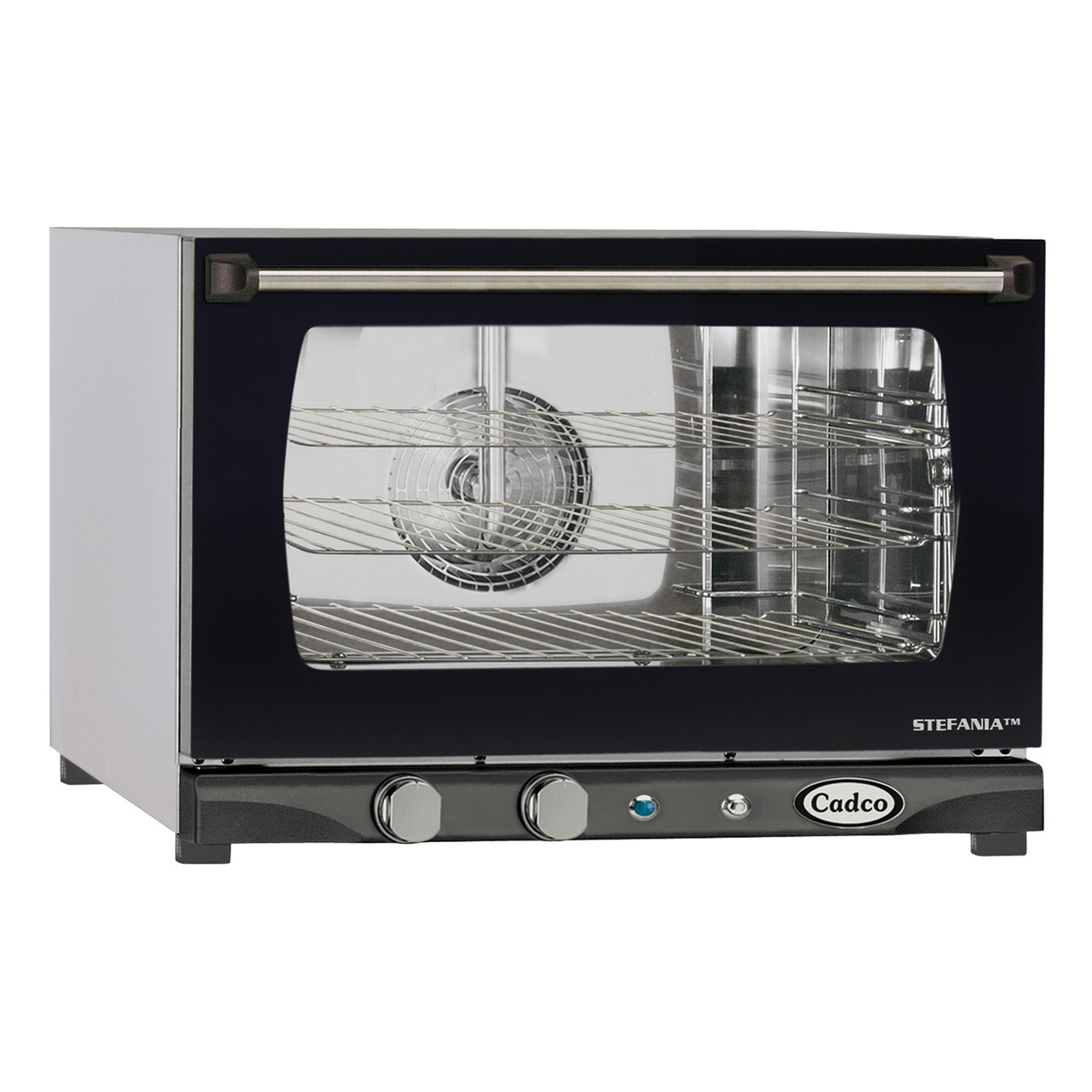 Cadco XAF-113 Half Size Convection Oven - Manual - 3-Shelf - 120v