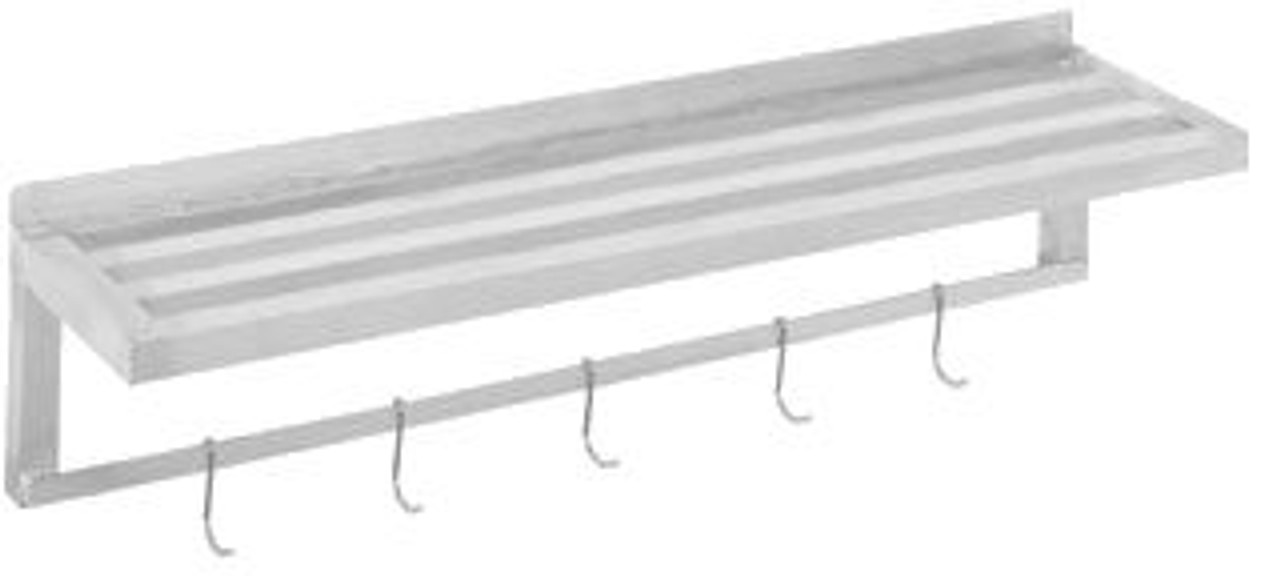 Channel TWS1248 48" Tubular Wall Shelf - 12" Deep