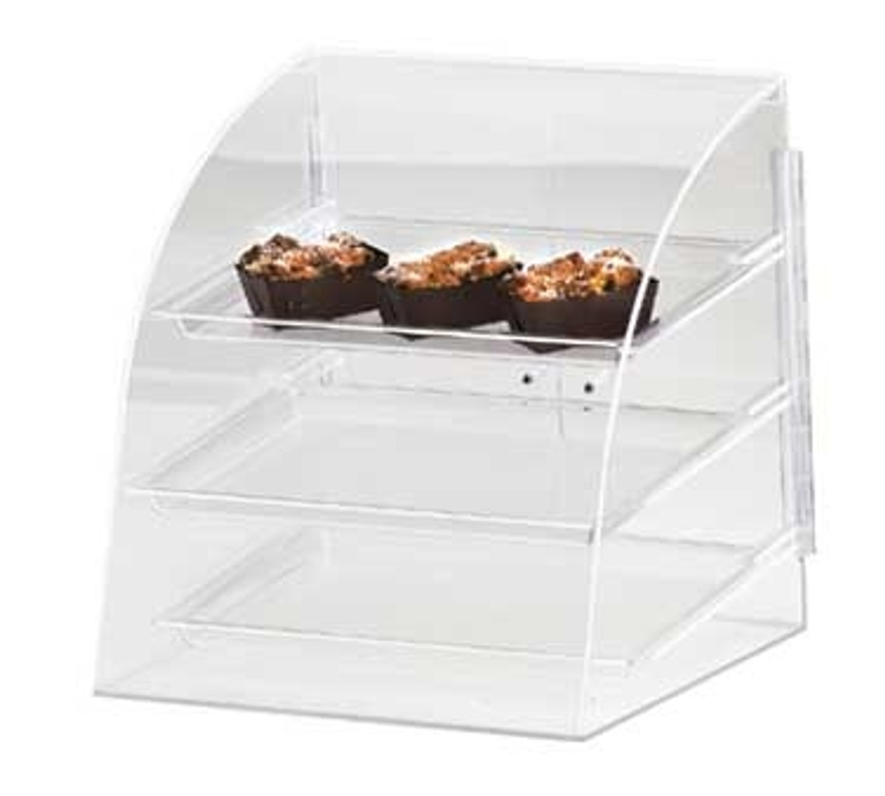Cal-Mil P255 Display Case Curved Front - 15 1/2" x 16 1/4"