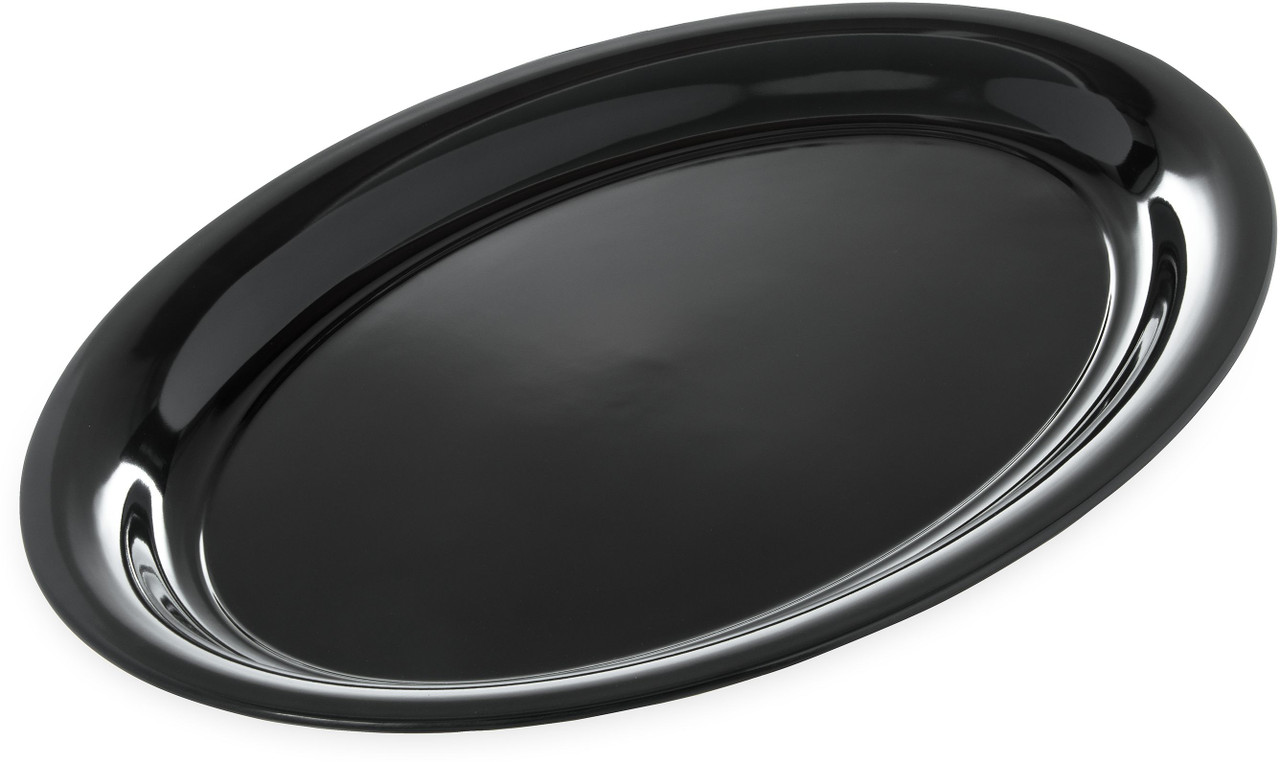 Carlisle 4384003 Black Serving Platter 15 x 21