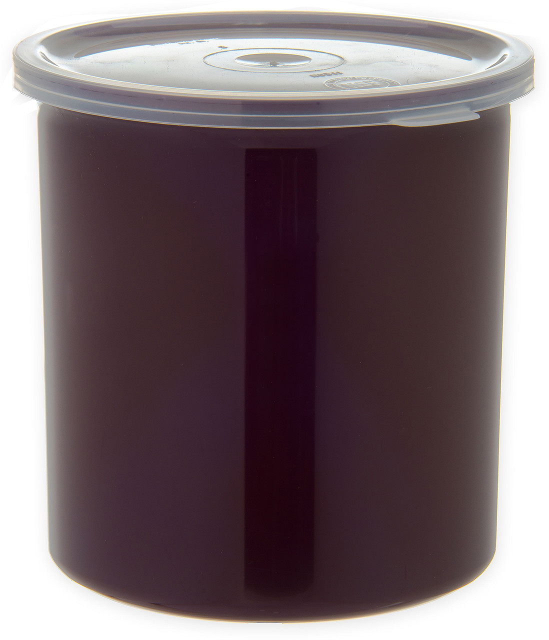 Carlisle 030101 Round Crock - Plastic - Maroon - 1.2 Qt