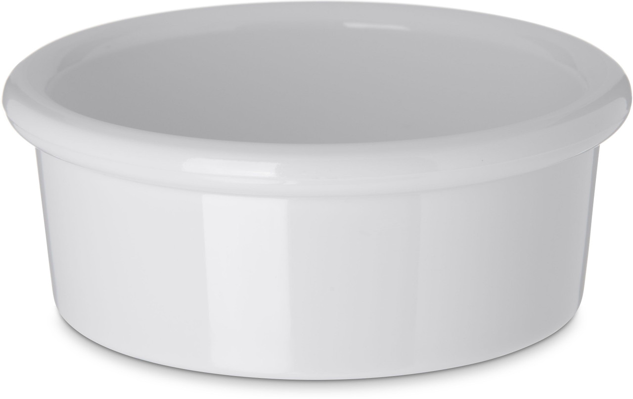 Carlisle 036202 Ramekin - Plastic - 2.5 oz. - White