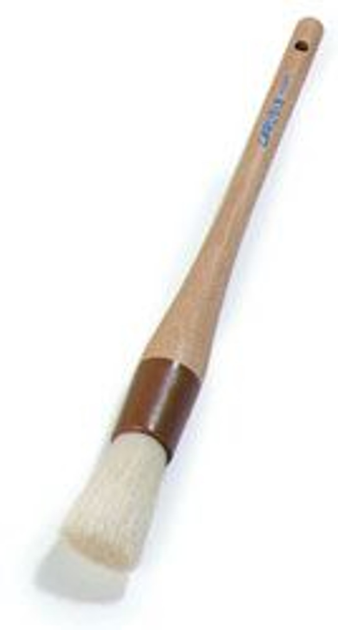 Carlisle 4038000 1" Round Pastry Brush w/ Boar Bristles