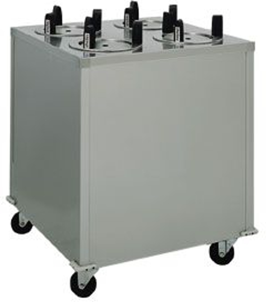 Delfield CAB4-1013QT Heated (4) Tube Plate Dispenser, 10.12" Max