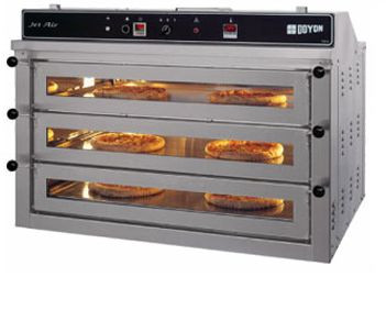 Doyon PIZ6G Gas 3-Deck Pizza Oven - Jet Air Convection - Globe