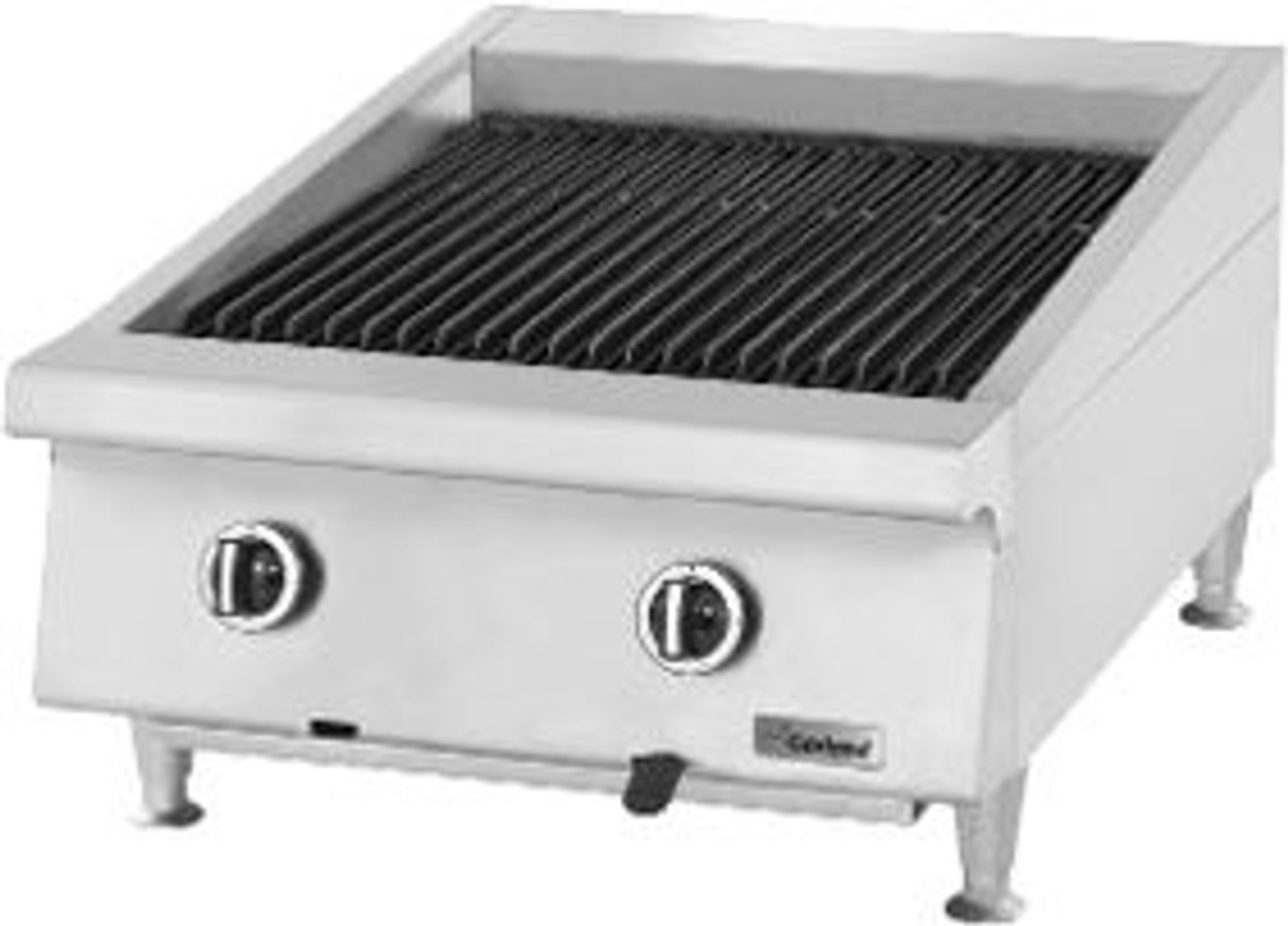 Garland US Range GTBG24-AB24 24" Charbroiler - Briquettes, Reversible Grate