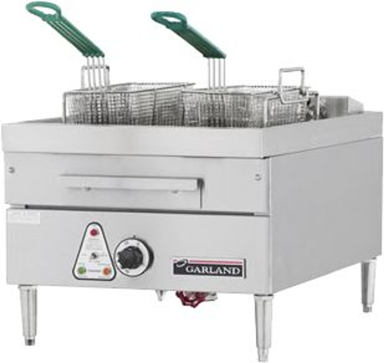 Garland US Range E24-31F 18" Twin Countertop Fryer - 12 kw