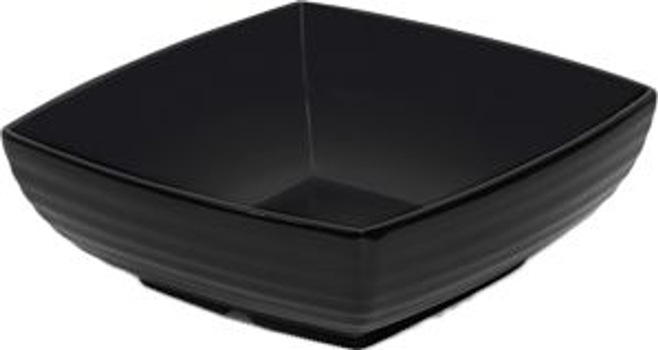 GET ML-69-BK Milano 11" Square Bowl - 4 Qt.