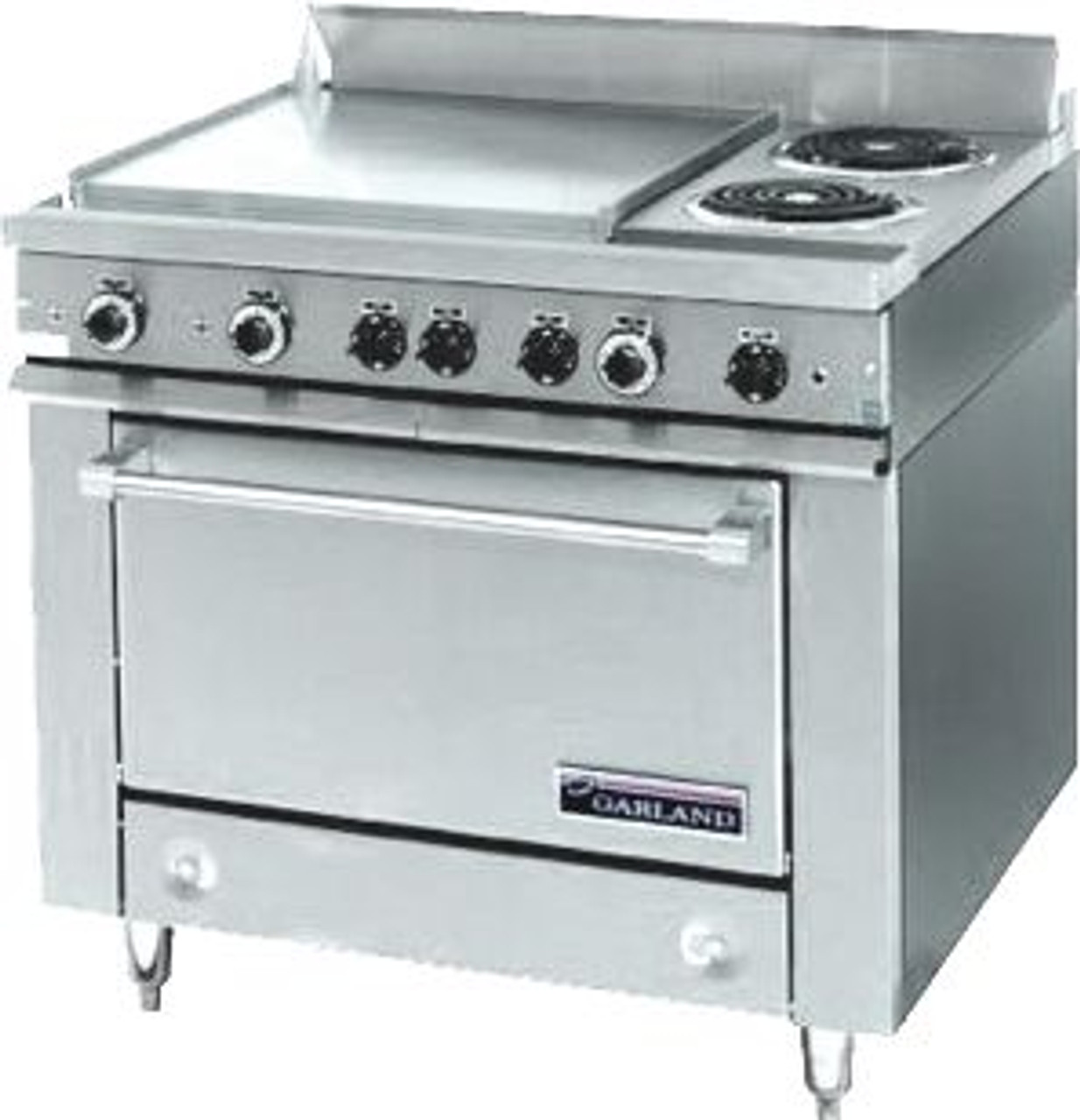 Garland US Range 36ES32-3 36" Electric Range - 24" All Purpose & 2 Coil Elements - Storage Base