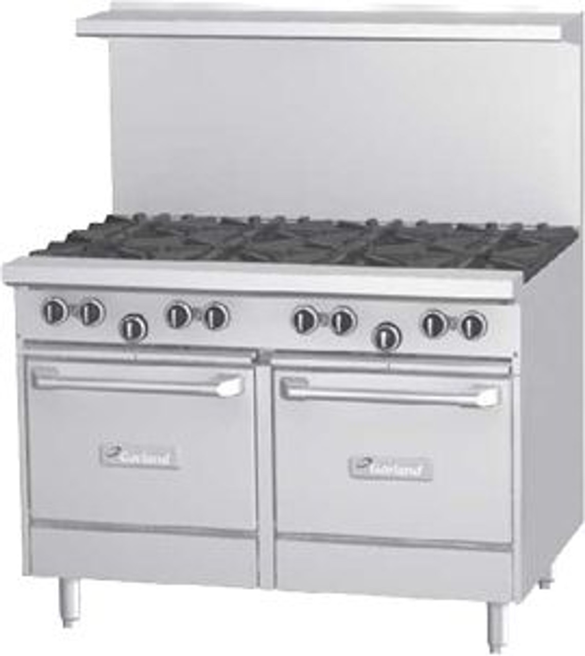 Garland US Range G48-2G36SS 48" Starfire Range - Burners, Griddle, Storage