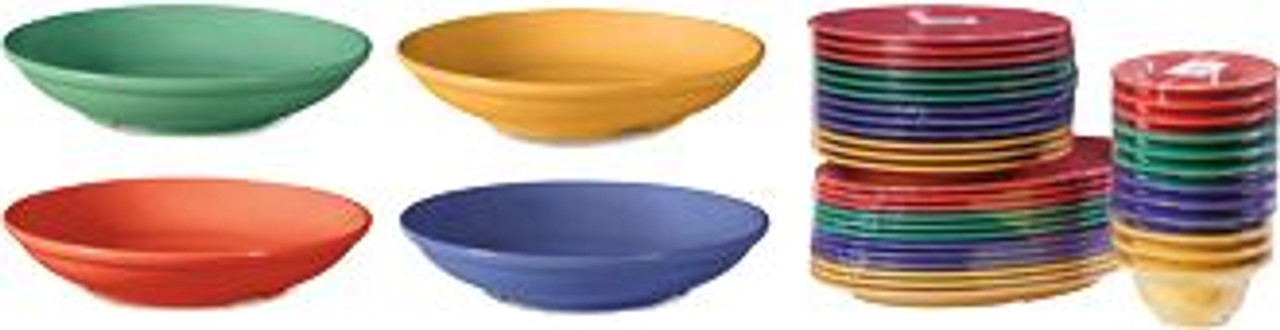 GET B-925-MIX Mardi Gras 38 oz. Pasta or Soup Bowl