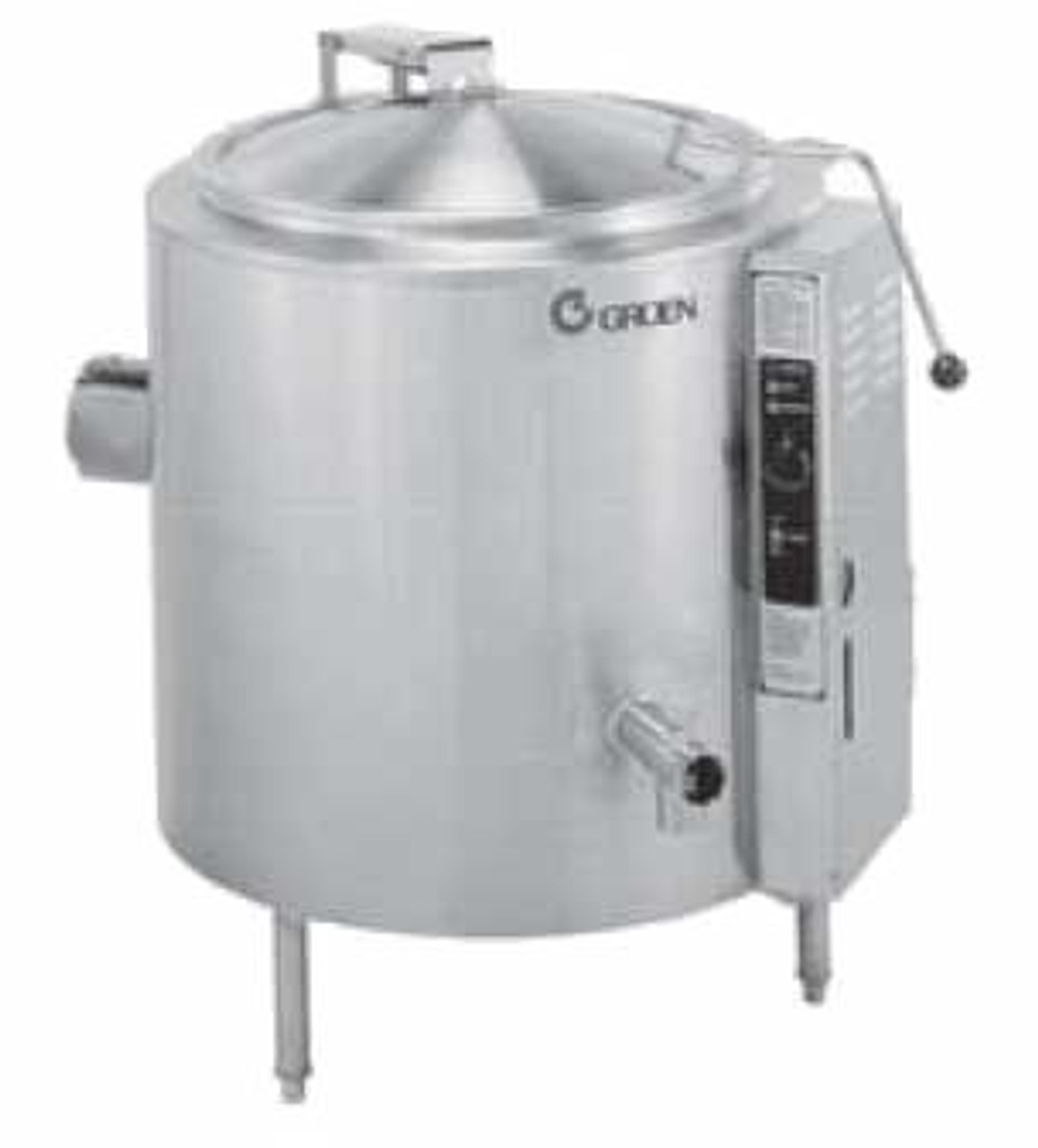 Groen AHS-40 40 Gallon Gas Steam Jacketed Kettle - Low Height