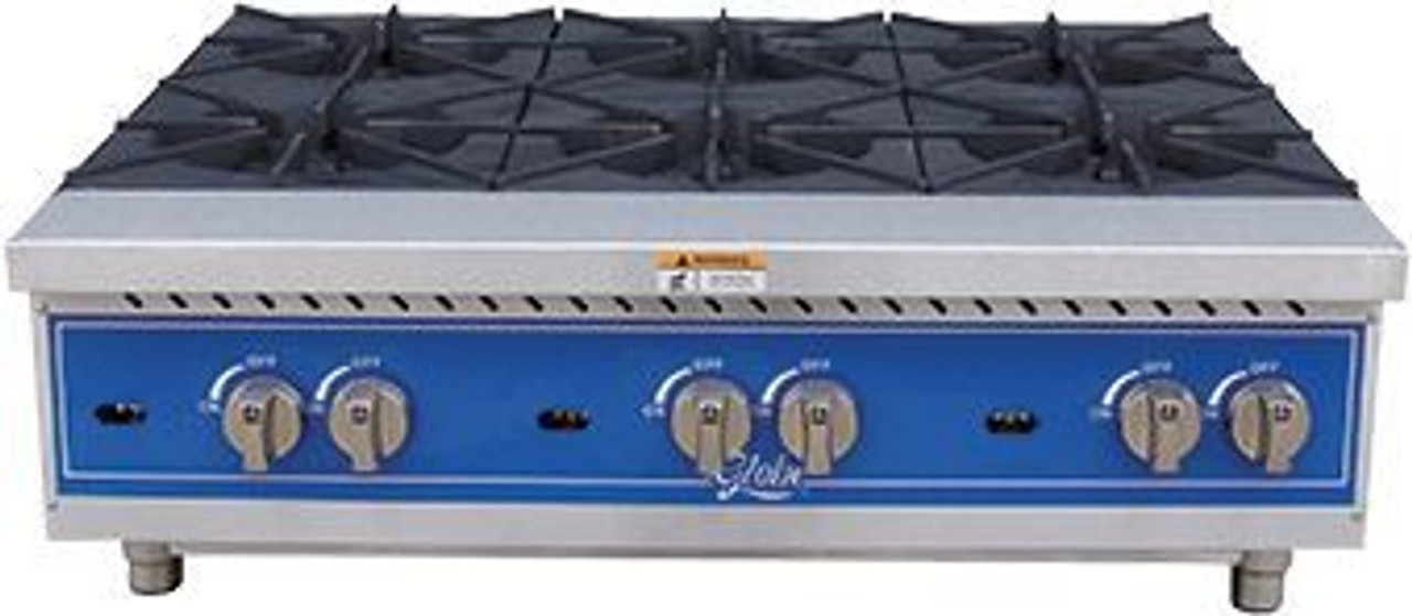 Globe GHP36G 36" Six Burner Hot Plate