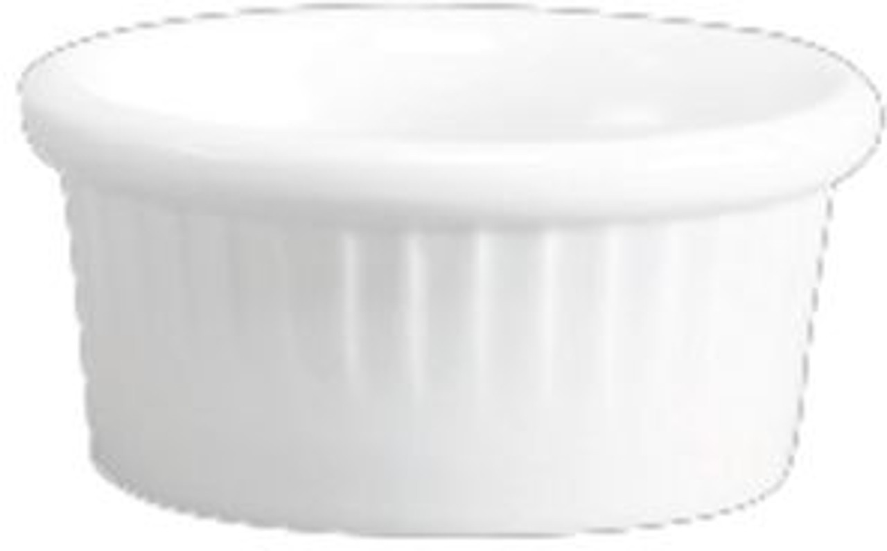 Steelite HL45310AWHA 2 oz. Fluted Ramekin - White