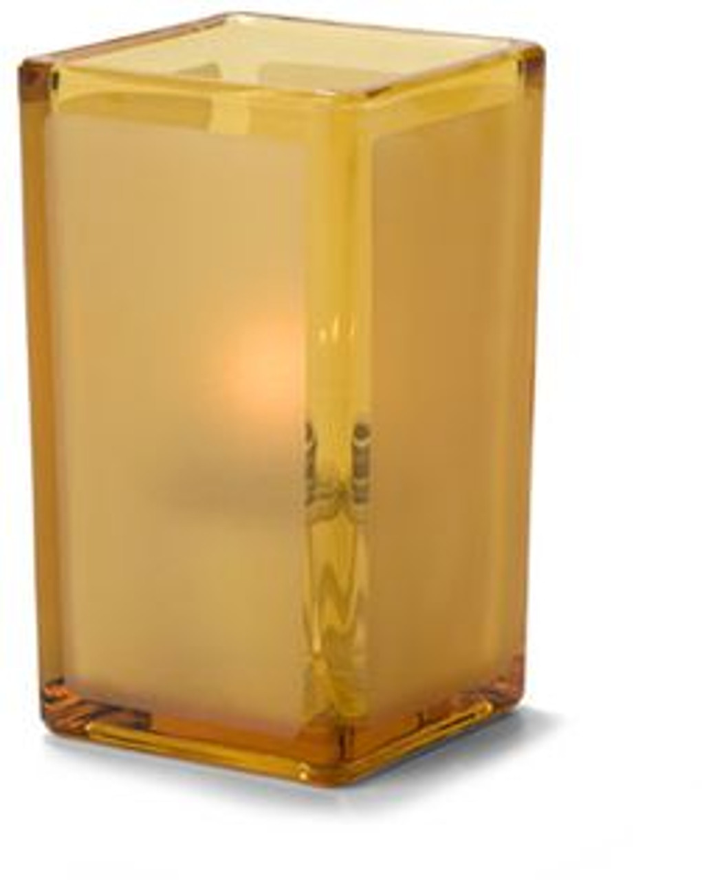 Hollowick 6109FA Votive Candle Holder - Amber Satin CS