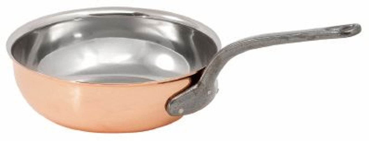 Matfer 373020 1 5/8 Qt Copper Flared Sauté Pan