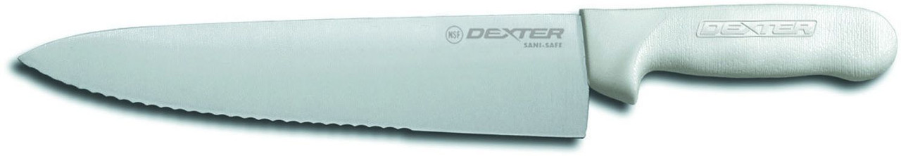 Dexter S145-10SC-PCP 10" Serrated Chef Knife Sanisafe Handle
