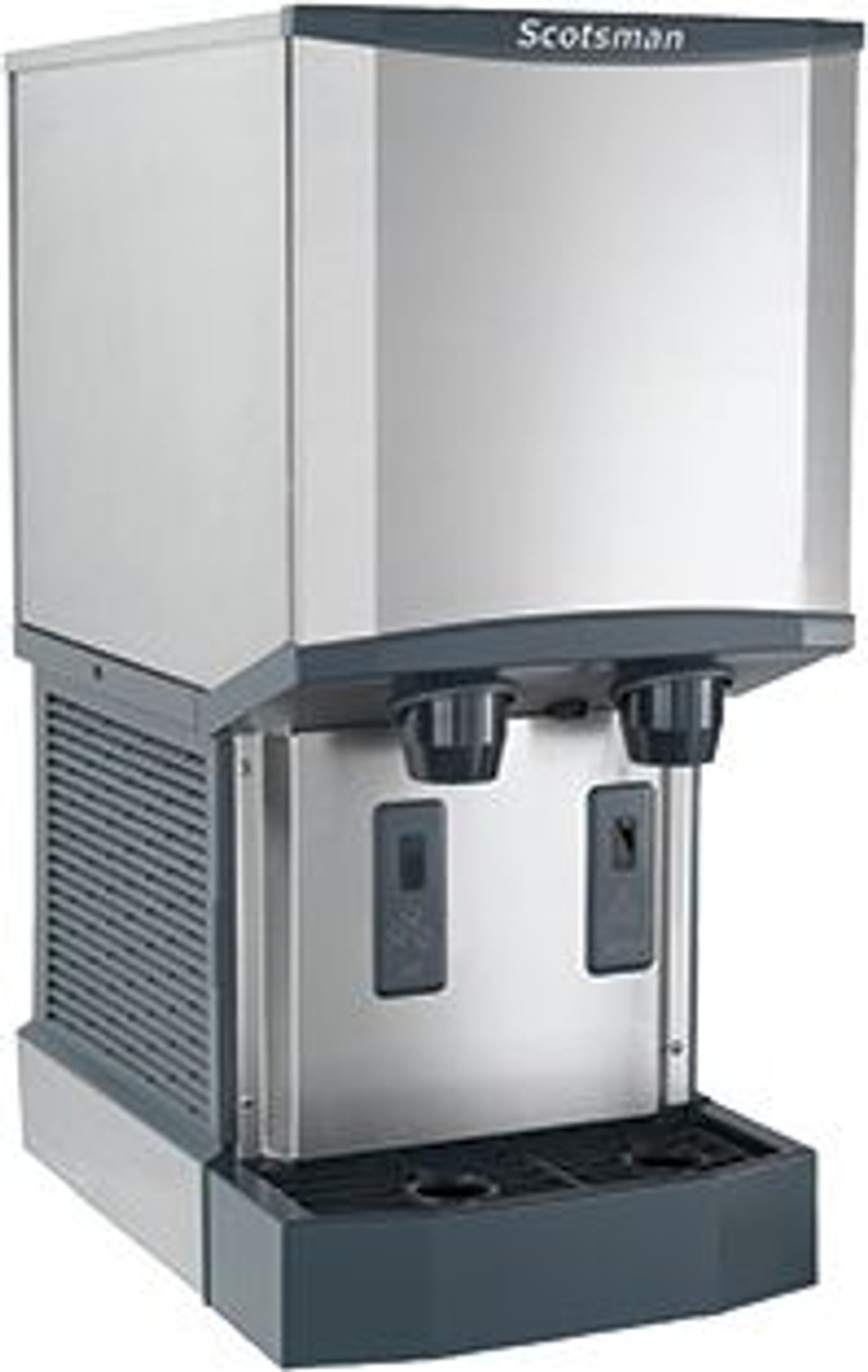 Scotsman HID312A-1 260 lb Nugget Ice Machine and Water Dispenser - 12lb Storage