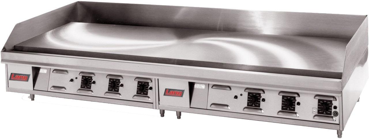 Lang 260T 60" Gas Countertop Griddle with Snap Action Thermostat