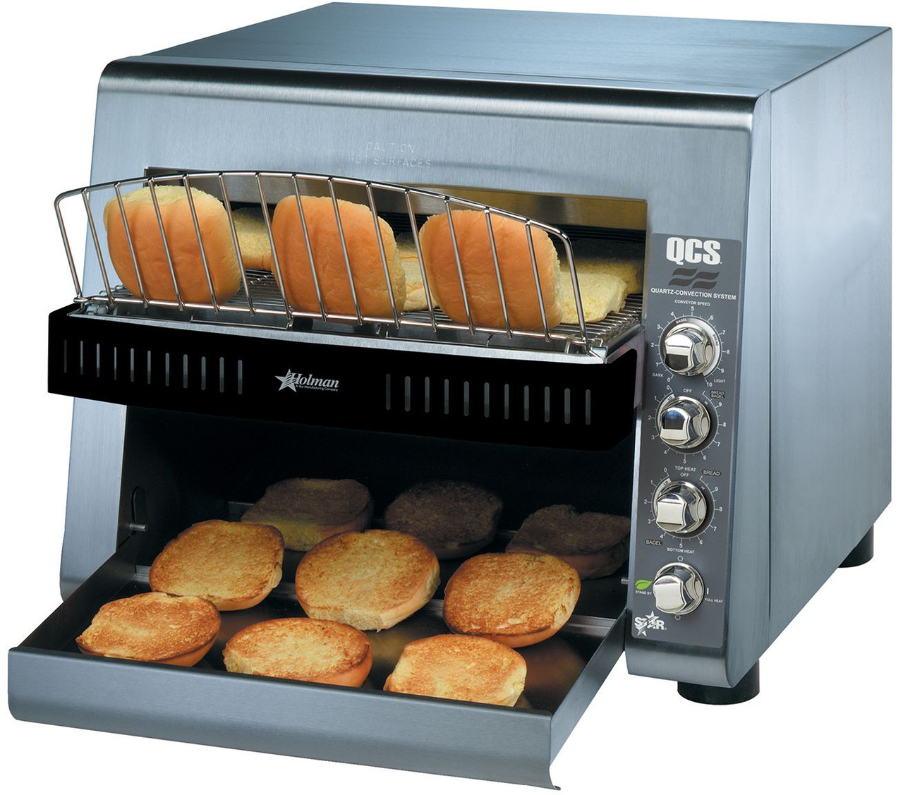 Star QCS3-950H High Volume Conveyor Toaster 950 Slices per Hour High Ceiling