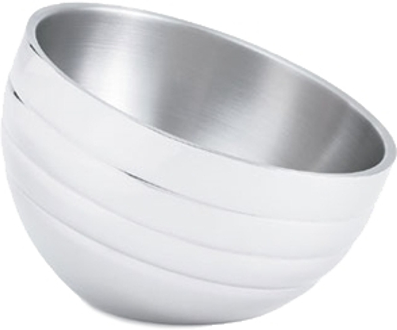 Vollrath 46585 Beehive Angled Round Double Wall Insulated Serving Bowl - 1.9 Qt