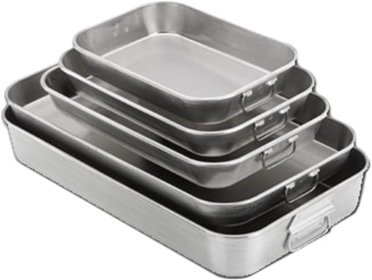 Vollrath 4412 Bake / Roast Pan - Aluminum - 9 3/4" x 13 3/4" x 2 1/4"