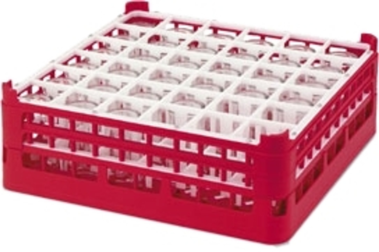 Vollrath 52717 Glass Rack - 36 Compartment 9 7/8" Tall