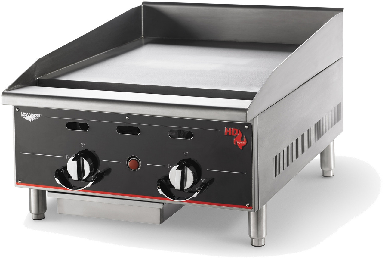 Vollrath 948GGT 48" Cayenne Thermostat Control Gas Griddle - Heavy-Duty