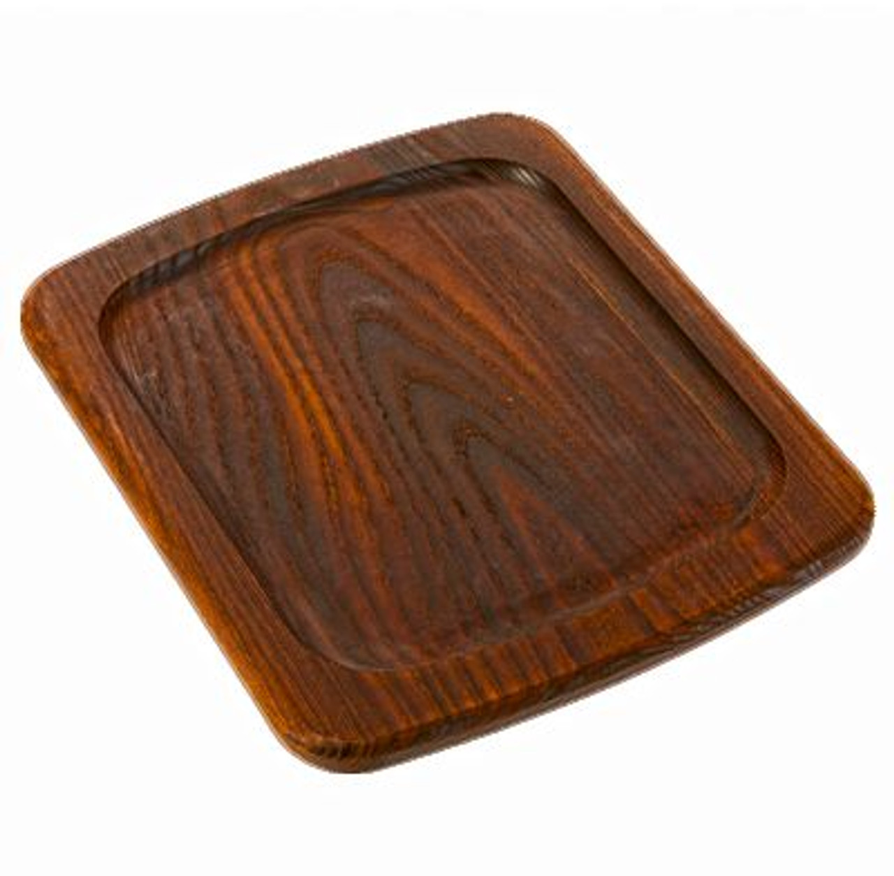 American Metalcraft AWB1210 Rimmed Ash Wood Serving Board - 12" x 10" - Case of 6