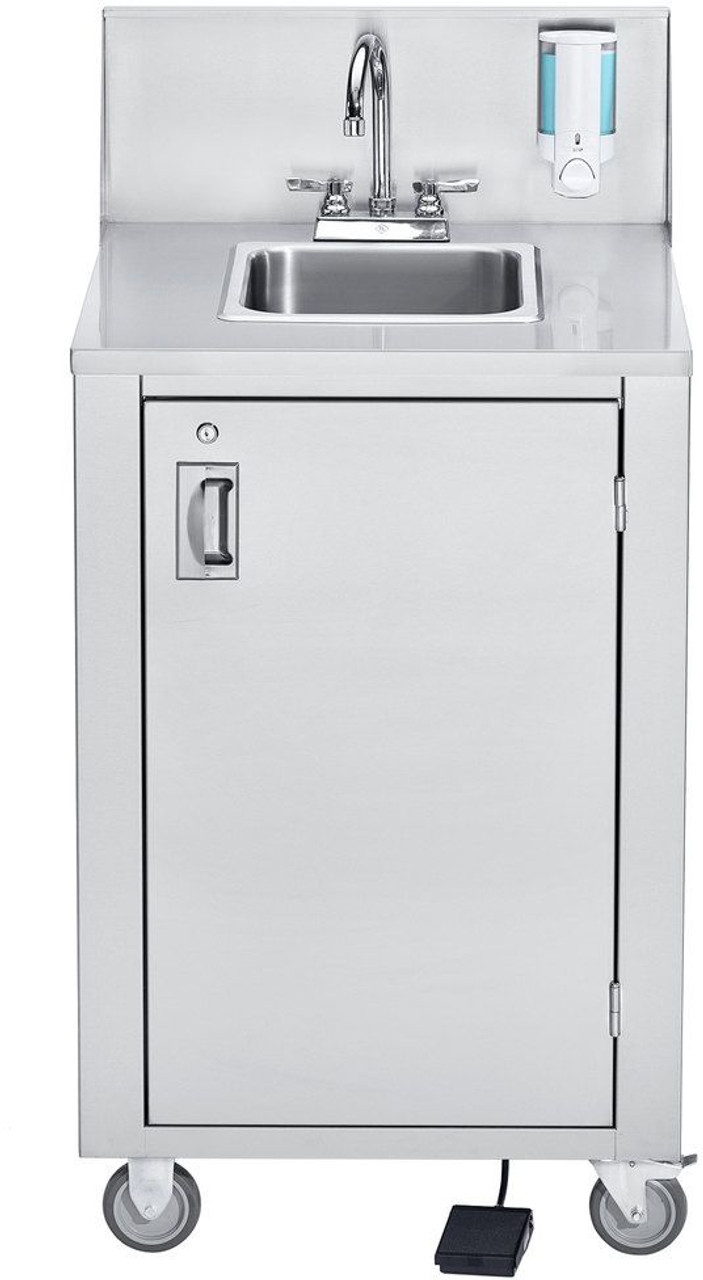 Crown Verity CV-PHS-4C Portable Hand Sink - 1 Compartment -  Cold - 24"