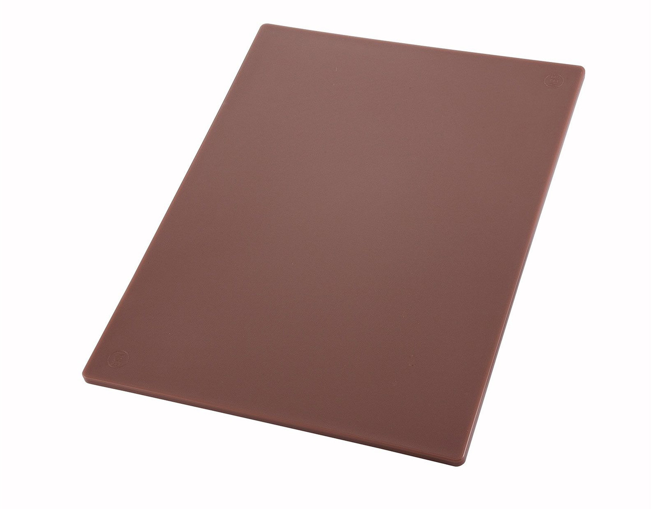 Winco CBBN-1218 12" X 18" Brown Cutting Board - Poly