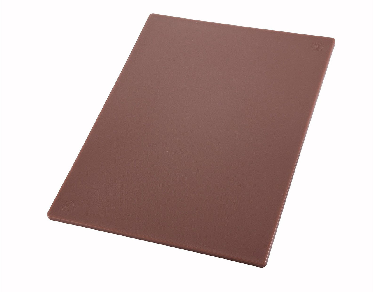 Winco CBBN-1824 18" x 24" Brown Cutting Board - Poly