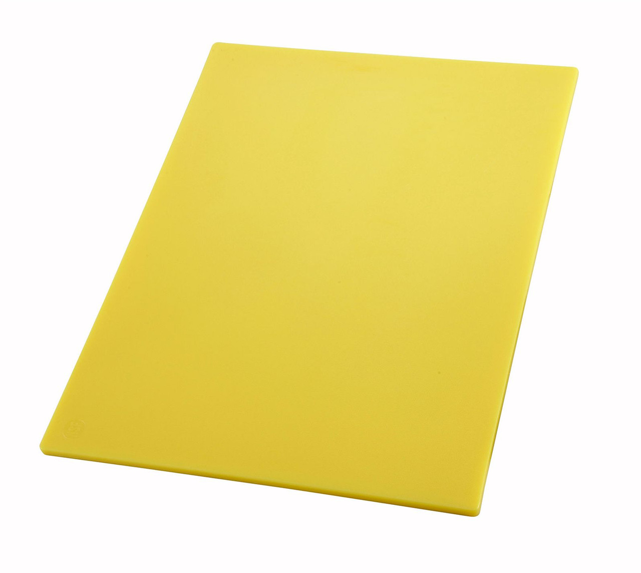 Winco CBYL-1824 18" x 24" Yellow Cutting Board - Poly