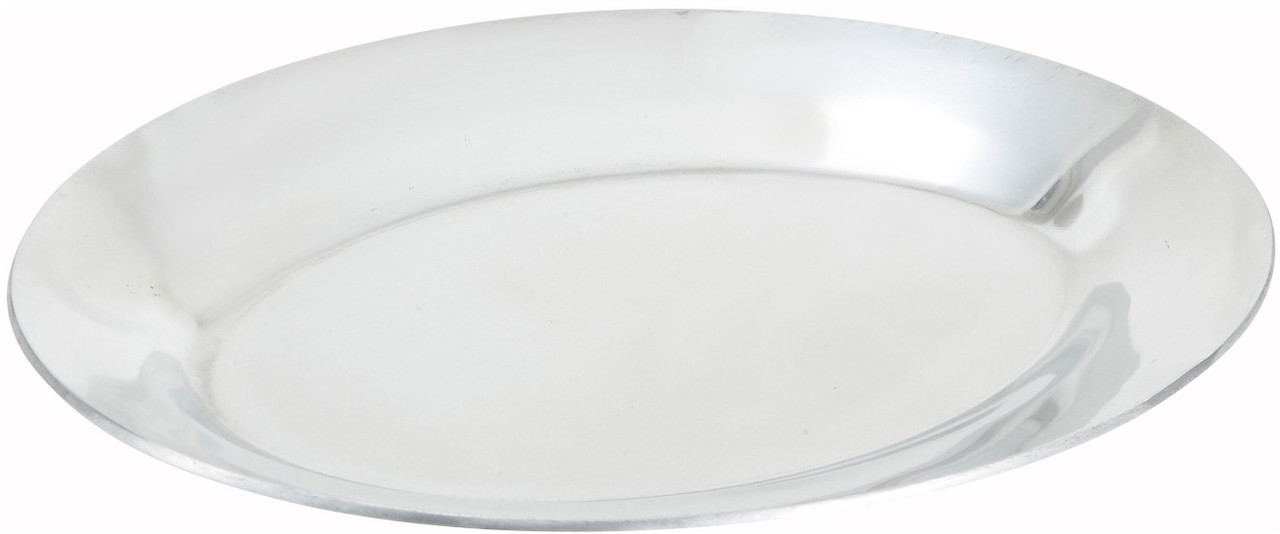 Winco APL-11 Sizzling Platter - Aluminum 8" X 11"