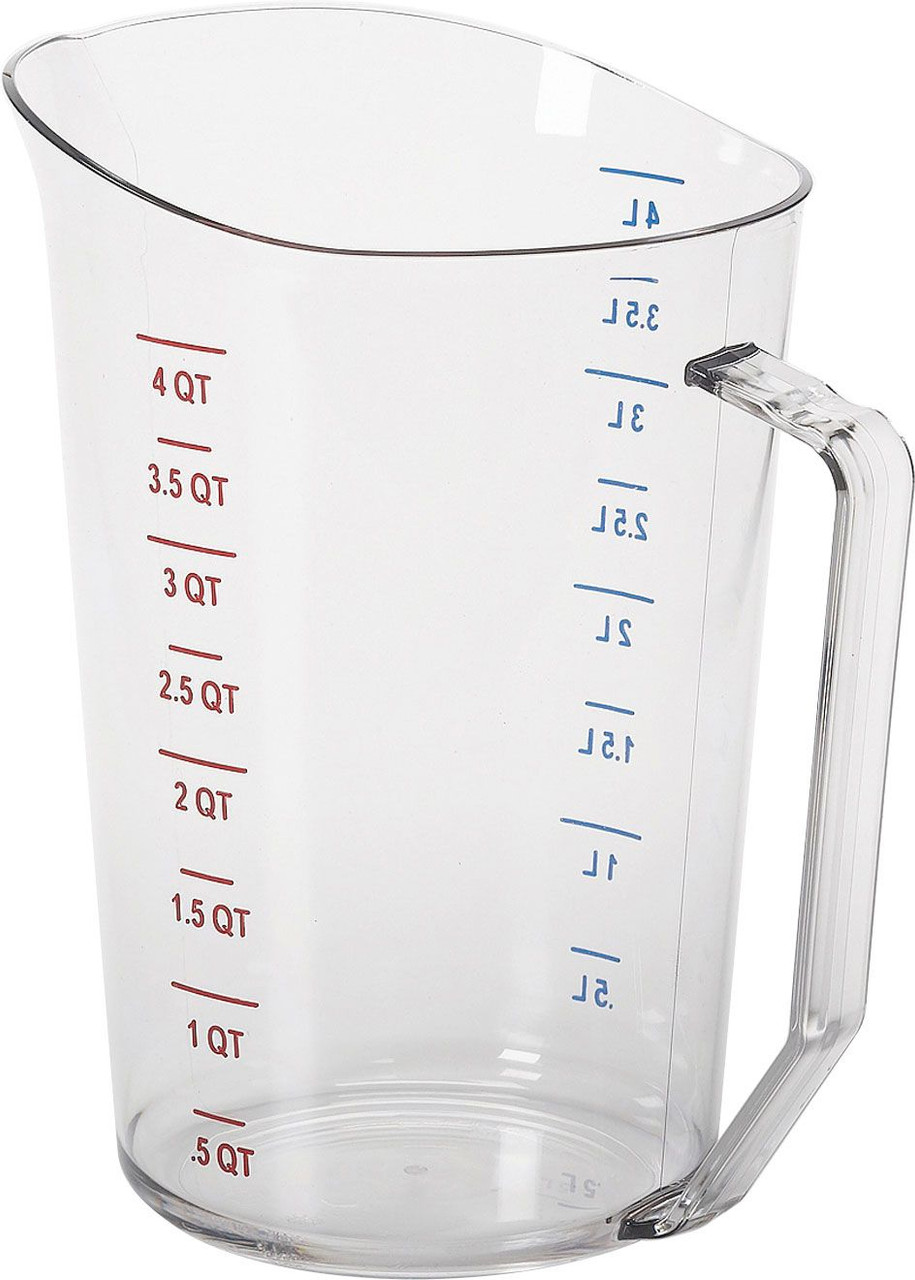 Cambro 400MCCW135 Camwear 4 Quart Measuring Cup