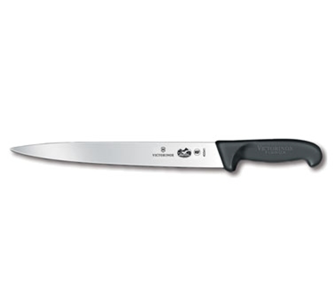 Victorinox 5.4503.30 12" Semi Flexible Carving Knife - Black Fibrox Handle