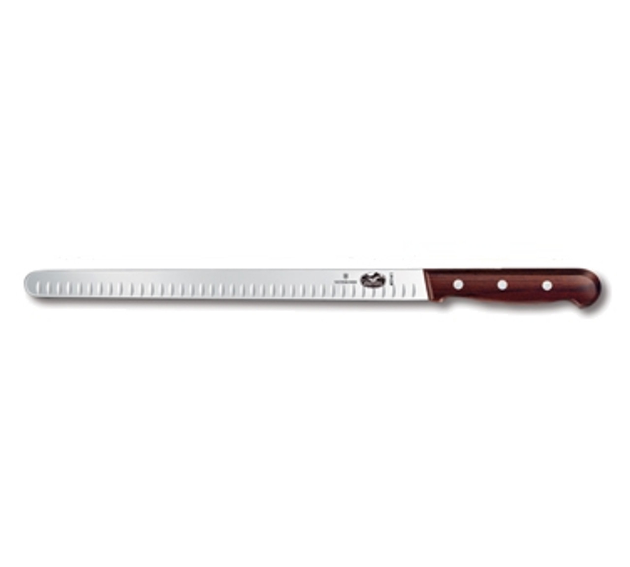 Victorinox 5.4120.30 12" Slicing Knife with Granton Edge - Rosewood Handle