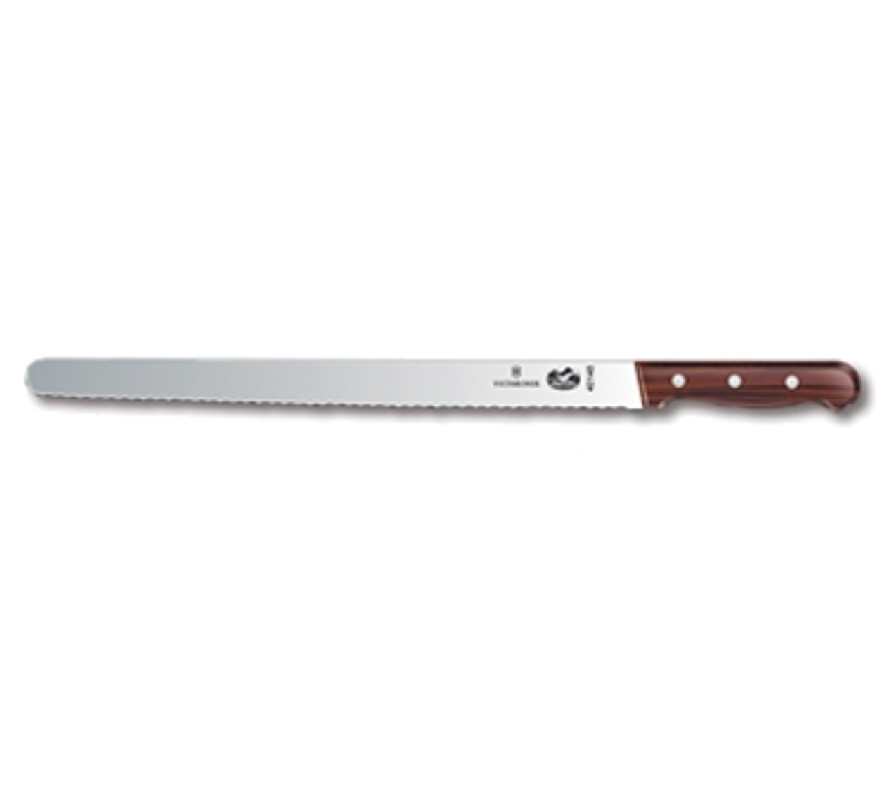 Victorinox 5.4230.36 14" Slicing Knife - Serrated Edge - Rosewood