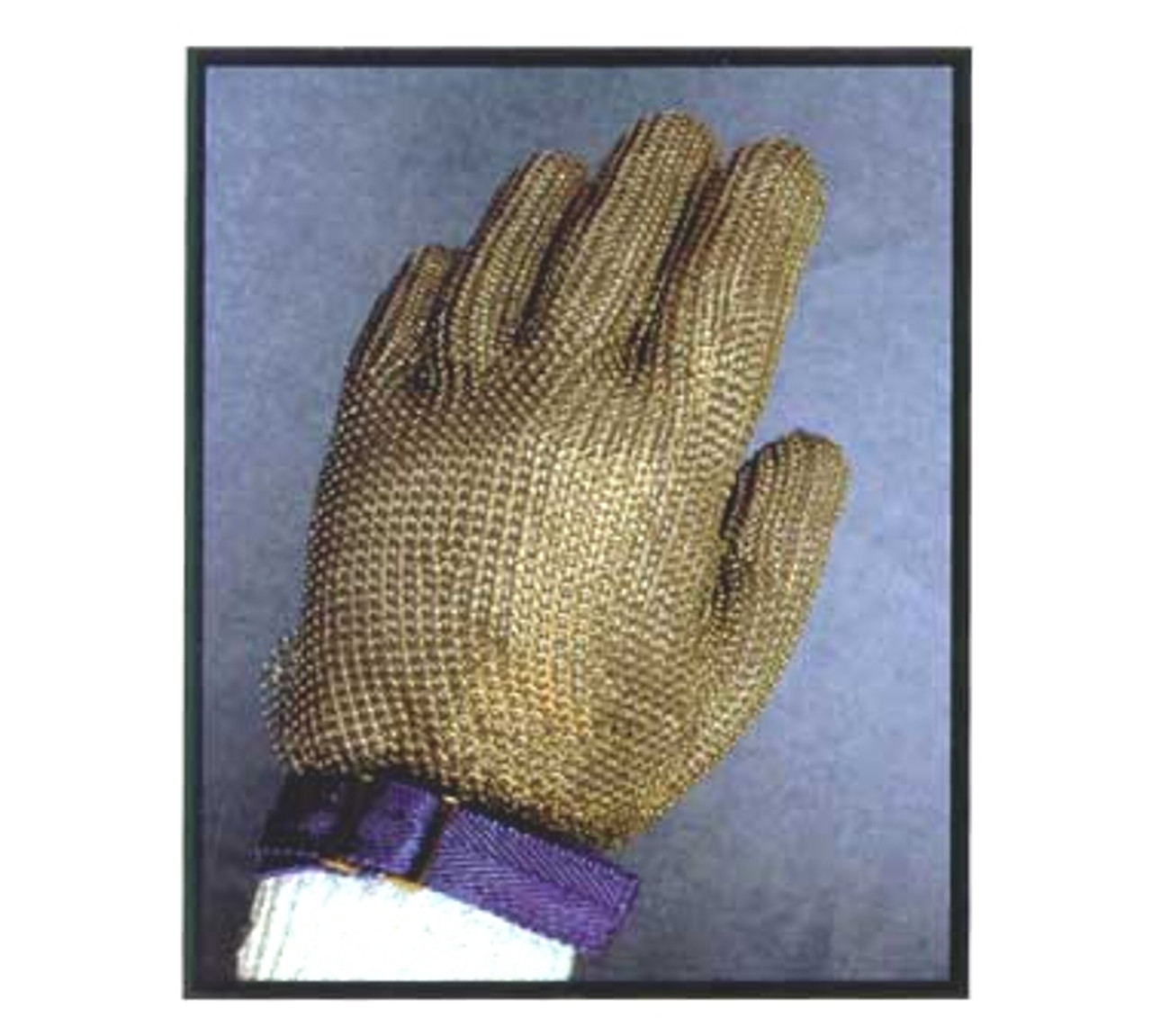 Chainmail Glove Extra large Orange band