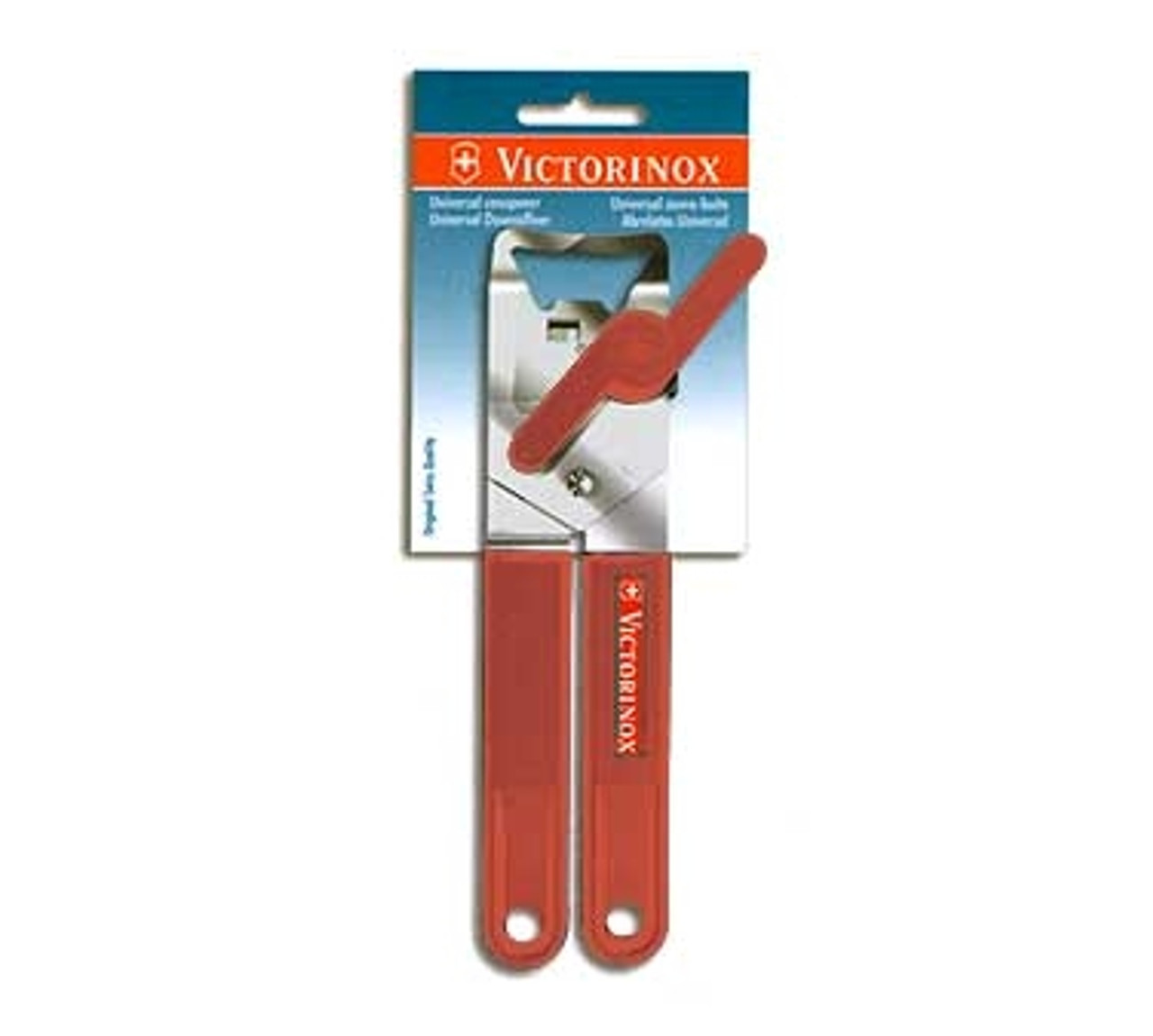 Victorinox 7.6857 Manual Red Can Opener - Globe Equipment Company