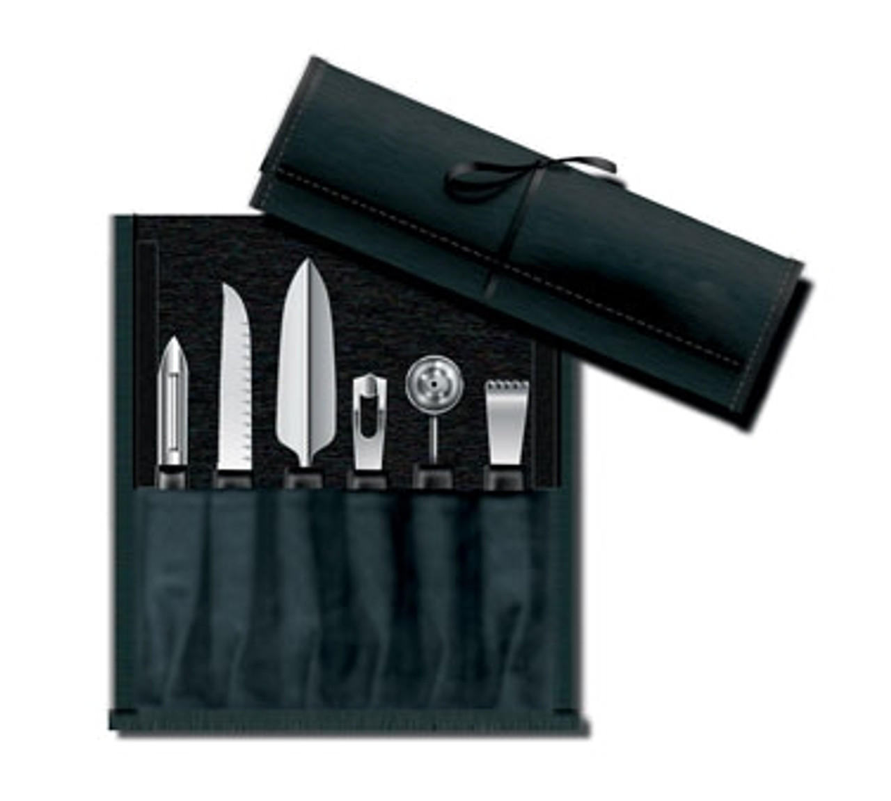 Victorinox 7.6153-X1 6 Piece Garnishing Kit with Roll