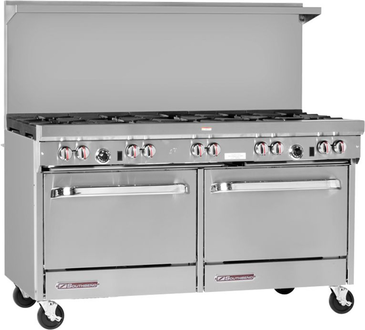 Southbend S60DD S-Series 60" 10 Burner Gas Range with 2 Standard Ovens