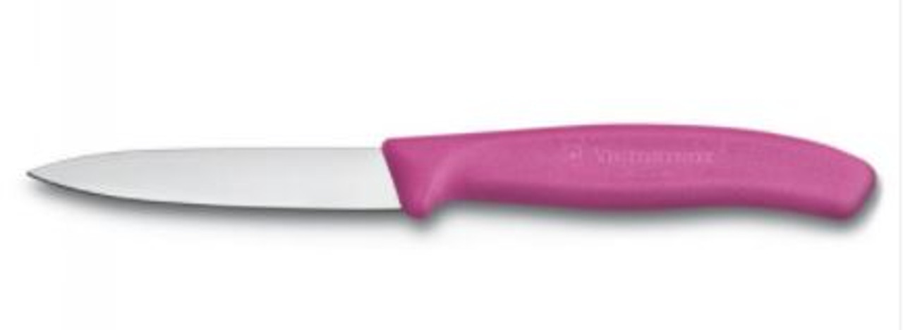 Victorinox 6.7606.L115 3-1/4" Paring Knife - Pink Handle