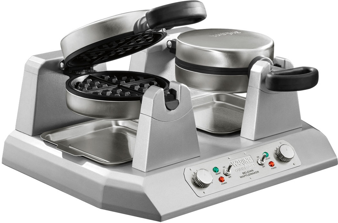 Waring WW250X Double Belgian Waffle Maker - Side by Side