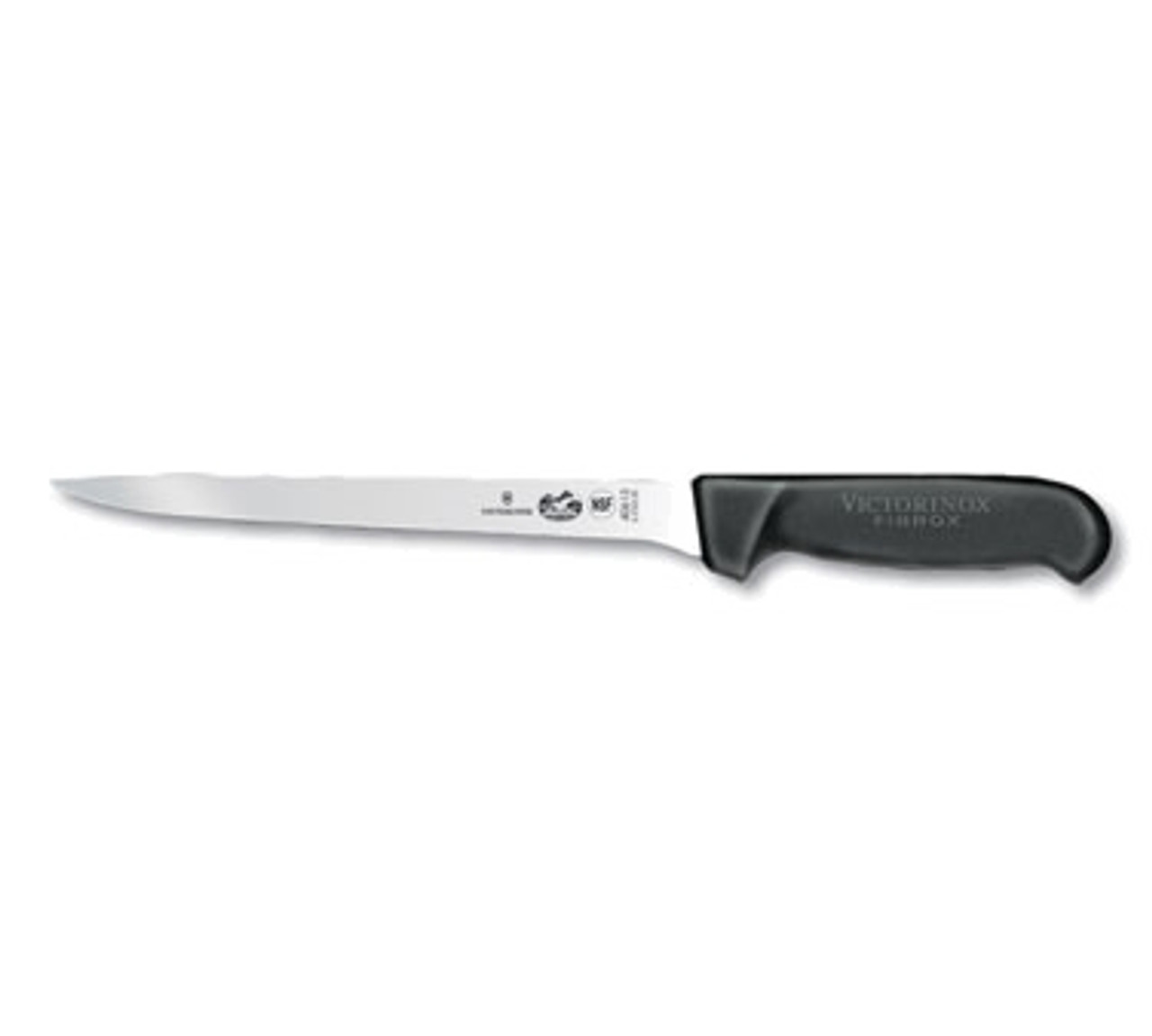Victorinox 5.3763.20 8" Flexible Fillet / Fishing Knife - Black Fibrox