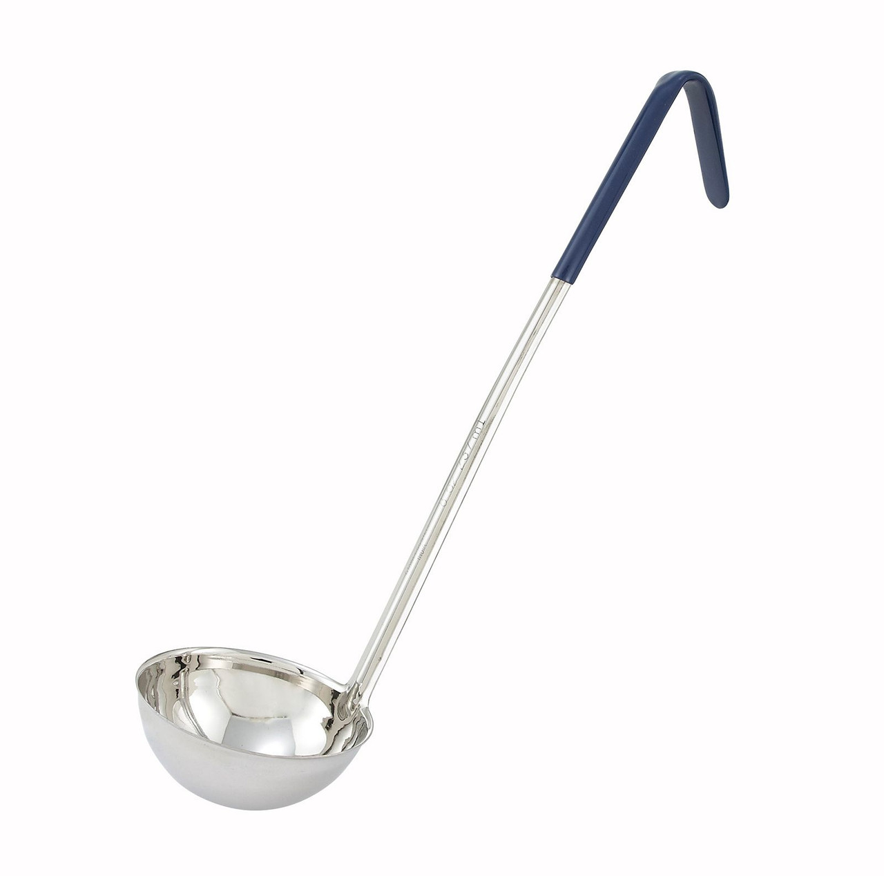 Winco LDC-8 8 oz. Color-Coded Ladle - Blue