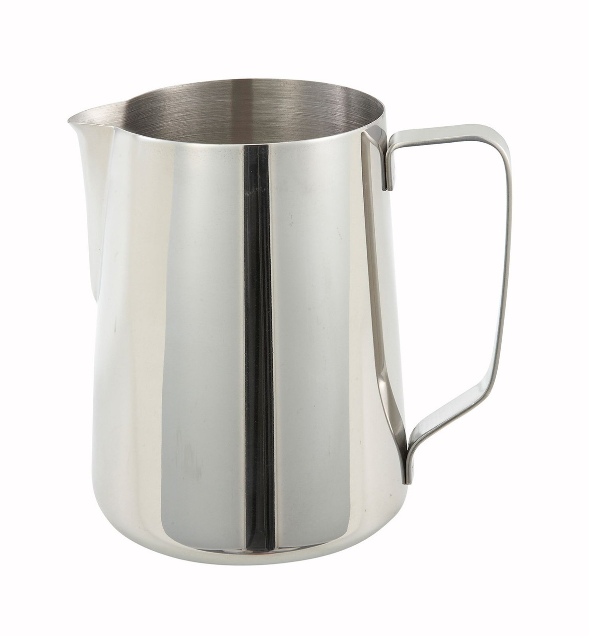 Winco WP-50 50 oz. Stainless Steel Frothing Pitcher