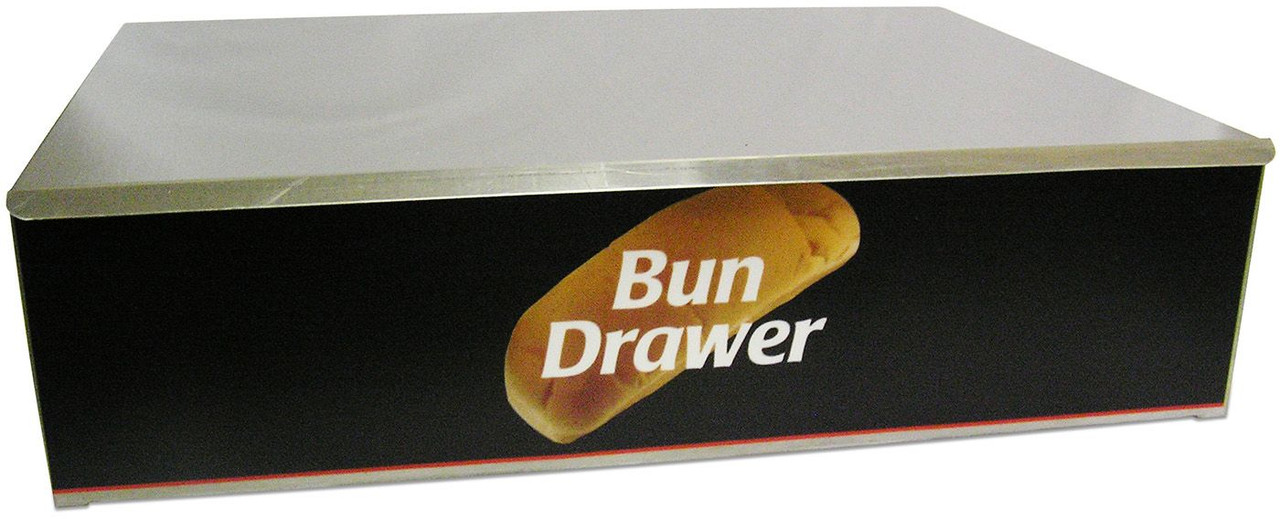 Winco 65020 Dry Bun Box for 20 Hot Dog Roller Grill