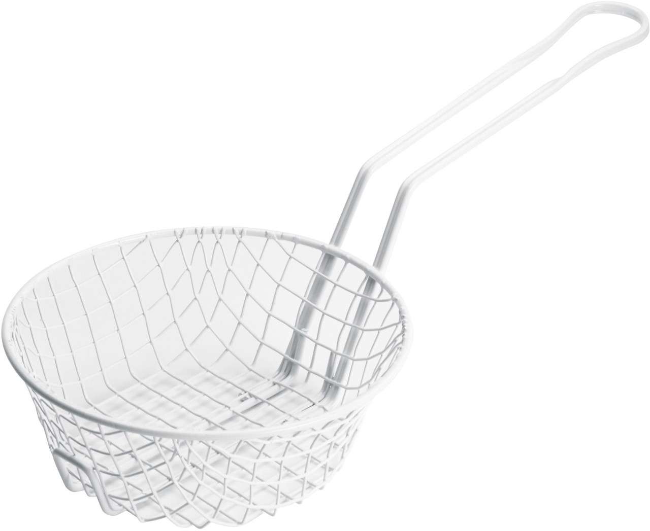 Winco MSBW-08 8" x 3" Coarse Mesh Breading Basket w/ Non-Stick Coating