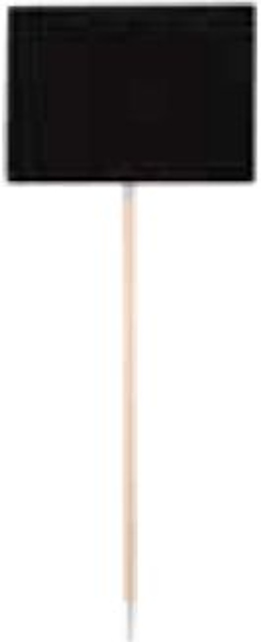 TableCraft BAMDCB35 3-1/2" Bamboo Pick with Chalkboard (100 Per Pack)